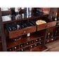 Imperial Ashton Bar Cabinet in Nut Brown, , large