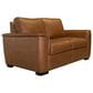 Flexsteel Henry Stationary Leather Sofa and Loveseat Set in Caramel, , large