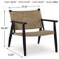 Ashley Halfmore Accent Chair in Natural and Black, , large