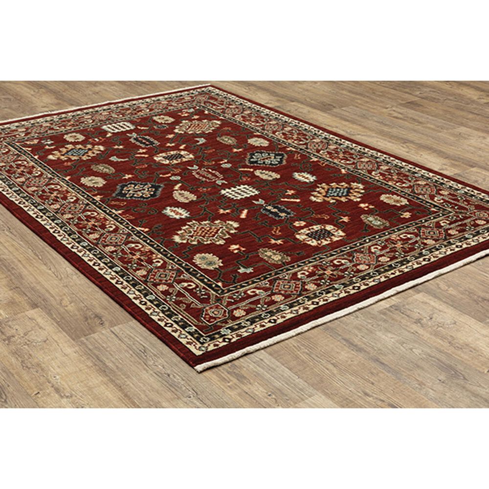 Oriental Weavers Lilihan Oriental 043S6 2&#39;6&quot; x 12&#39; Red and Black Runner, , large