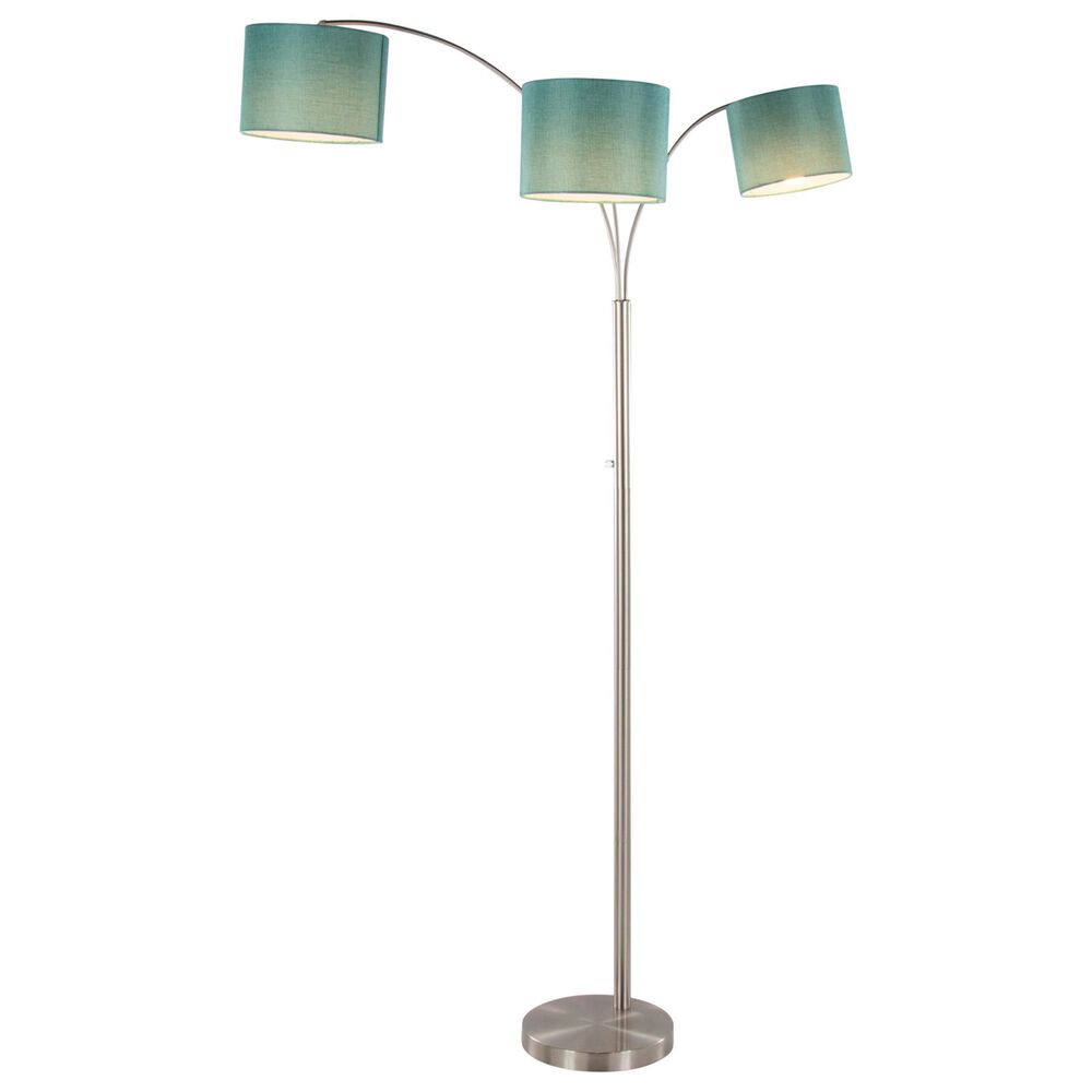 Grandview Gallery Willow Trio Floor Lamp in Brushed Nickel, , large