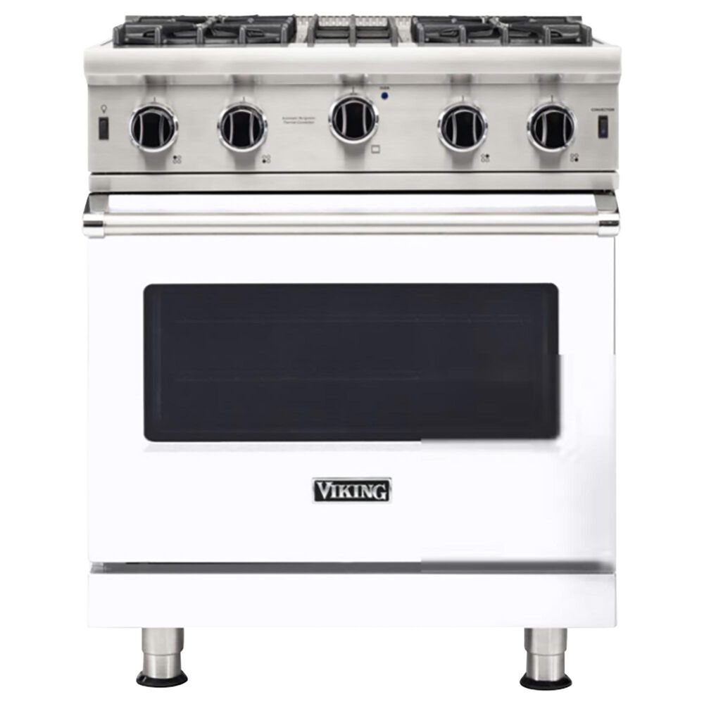 Viking Range 30" Open Burner Gas Range in White, , large