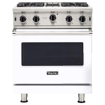 Viking Range 30" Open Burner Gas Range in White, , large