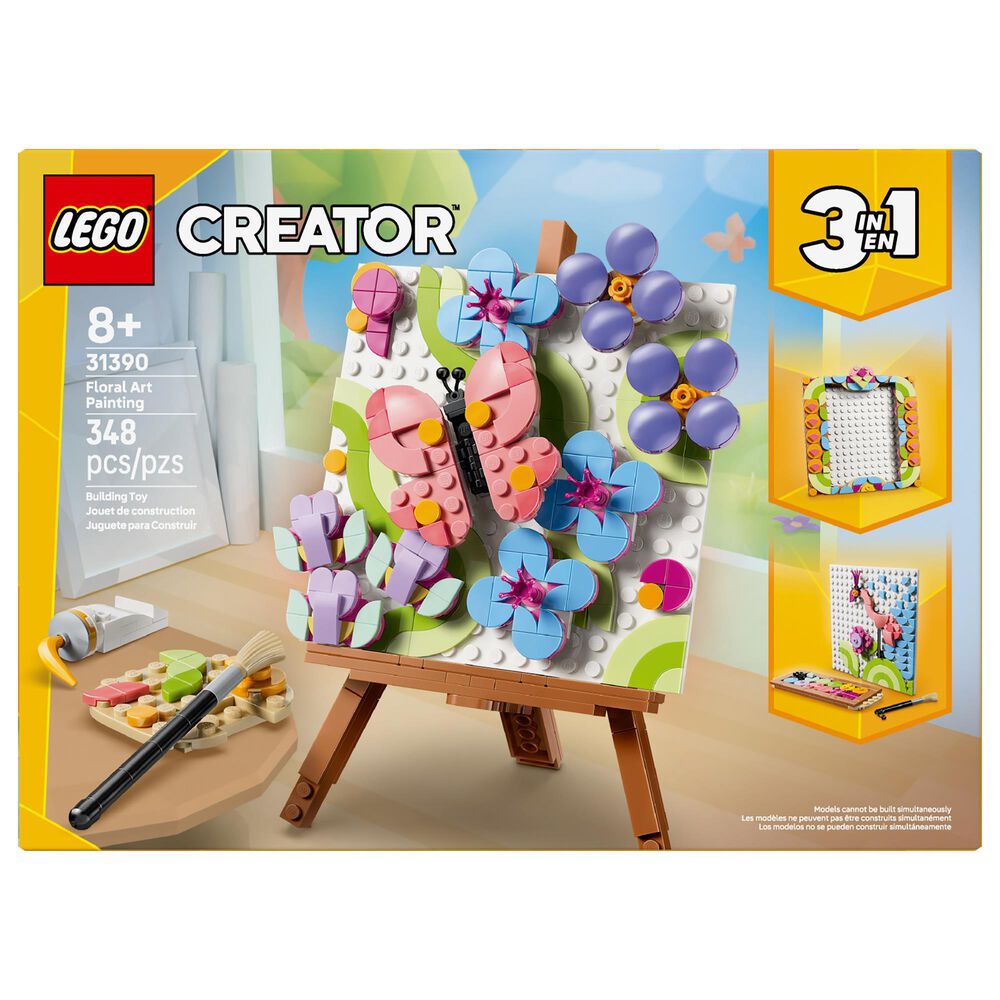 LEGO Creator Floral Art Decor Painting Building Set, , large