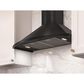Zephyr Savona 36" Wall Mount Chimney Hood in Black, , large
