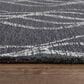 RIZZY Taylor 5" x 7"6" Charcoal and Black Area Rug, , large