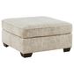 Ashley Lonoke Oversized Ottoman in Parchment, , large