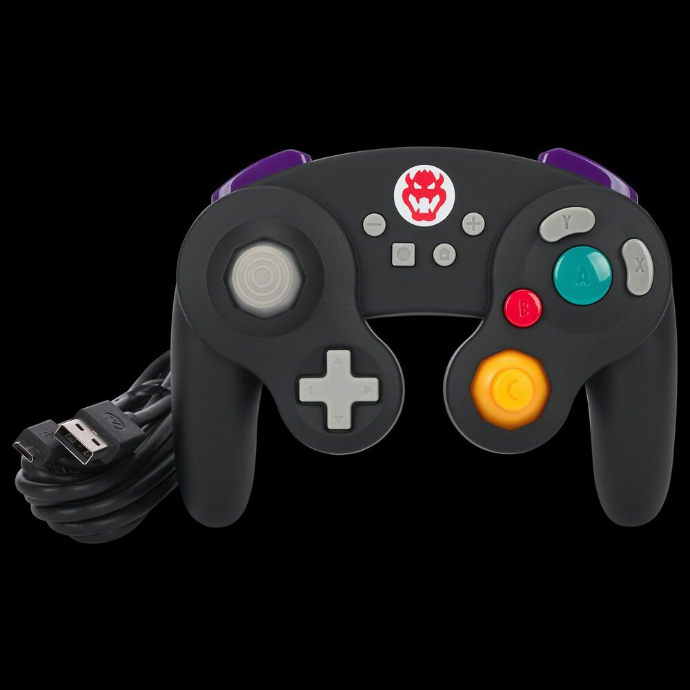 Surge GameCube Style Wired Controller for Nintendo Switch in Bowser, , large