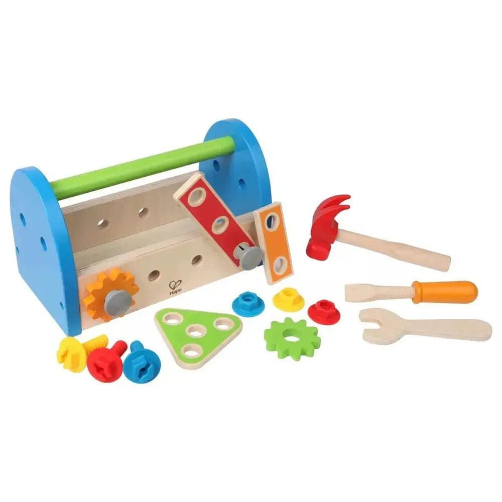 Hape Toys Fix-It Tool Box and Accessory Set in Multicolor, , large