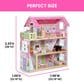 Delta Children Little Gem Dollhouse with 3-Story and 4 Rooms in Multicolor, , large