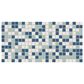 Dal-Tile Keystones Macaron Blend 1" x 1" on 12" x 24" Porcelain Mosaic Sheet, , large