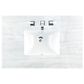 James Martin Vanities Breckenridge 36" Single Vanity in Whitewashed Oak with 3 cm Arctic Fall Solid Surface Top, , large