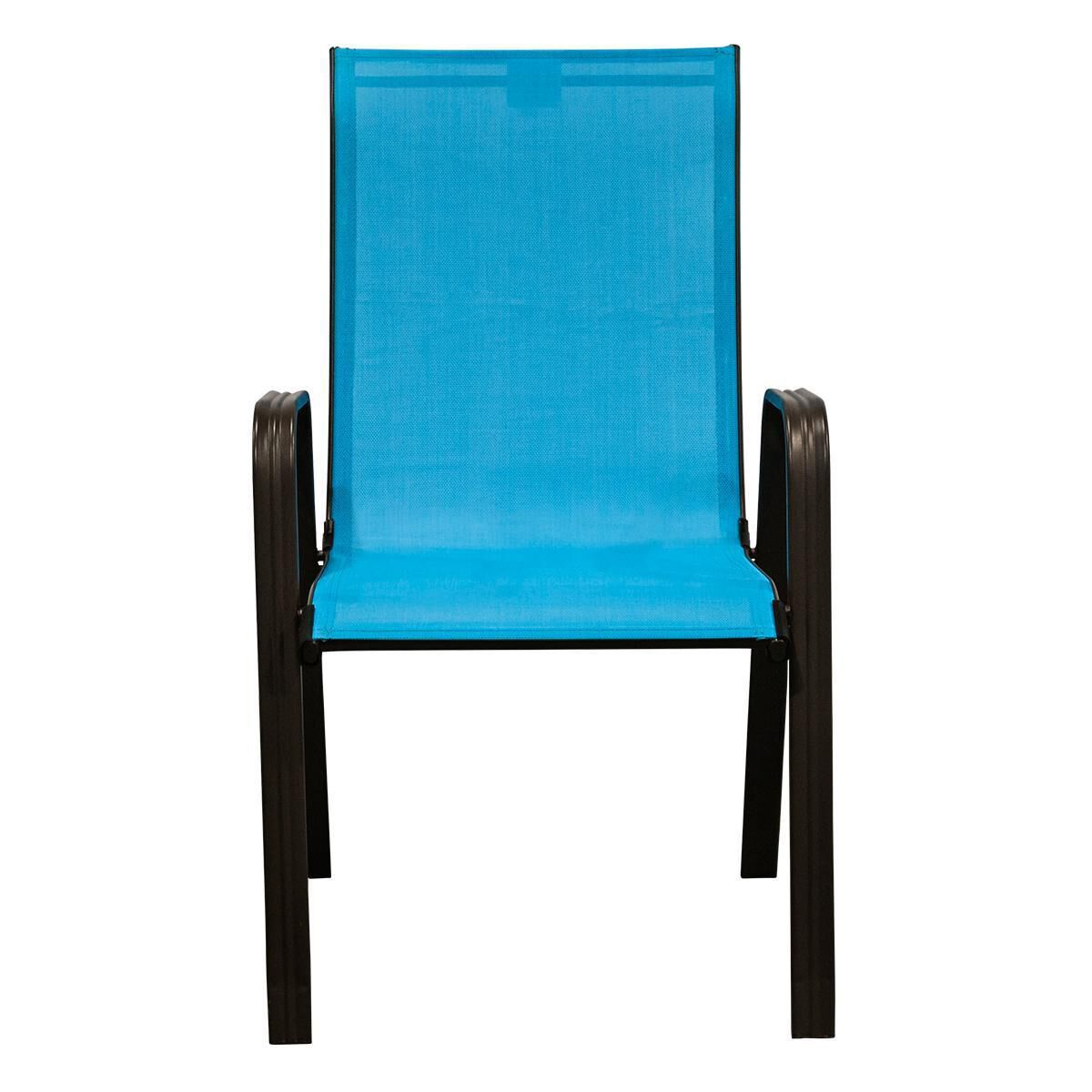 Blue stacking patio chairs hotsell