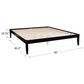 Linden Boulevard Polly King Platform Bed without Headboard in Black, , large