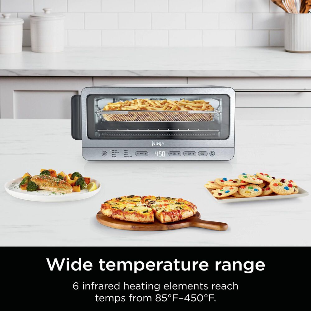 Ninja Flip Toaster Oven and Air Fryer in Stainless Steel and Black, , large