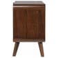 Pacific Landing Robyn 3 Piece Queen Bedroom Set in Dark Walnut with Platform Panel Bed, Dresser and Nightstand, , large