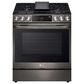 LG 6.3 Cu. Ft. Gas Slide-In Range with Air Fry in Black Stainless Steel, , large