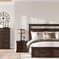 Ashley Taffenbrook King Storage Bed in Medium Brown, , large
