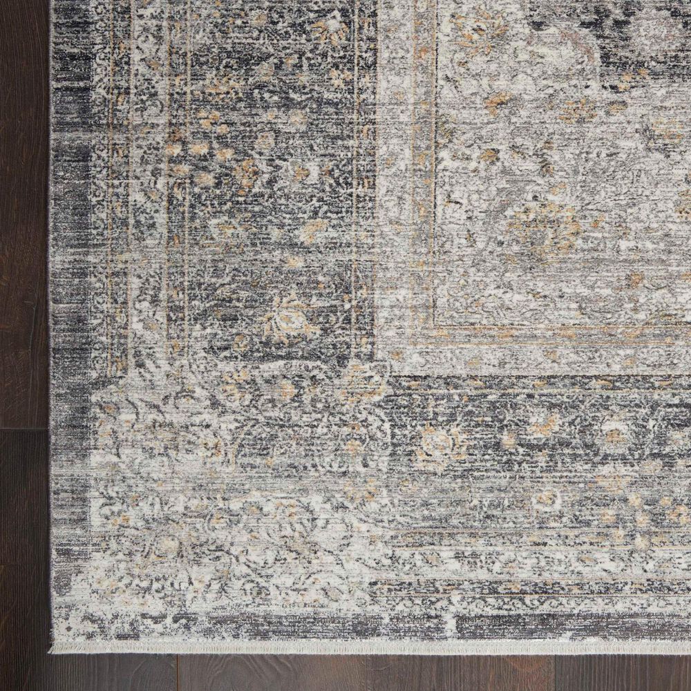 Nourison Starry Nights STN05 9&#39; x 12&#39; Charcoal and Cream Area Rug, , large