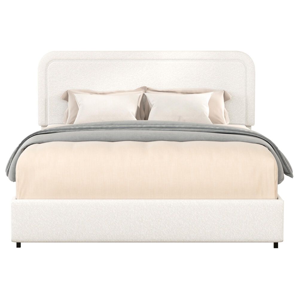 Hearth and Haven Liv Queen Storage Platform Bed in Ivory, , large