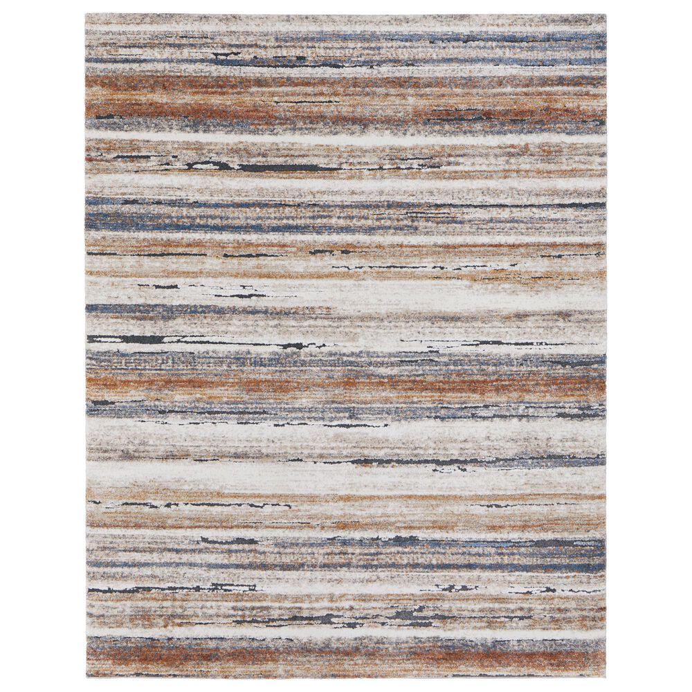 Feizy Gilmore 39MQF Ivory and Multicolor 9" x 12" Area Rug, , large