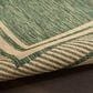 Nourison Horizon HOZ03 Green 10" x 14" Indoor/Outdoor Area Rug, , large