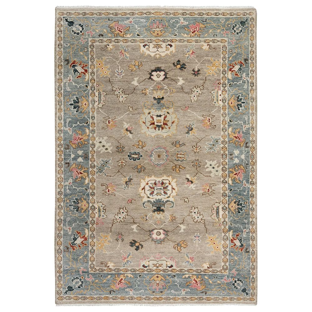 RIZZY Envision 10" x 14" Tan and Gray Area Rug, , large