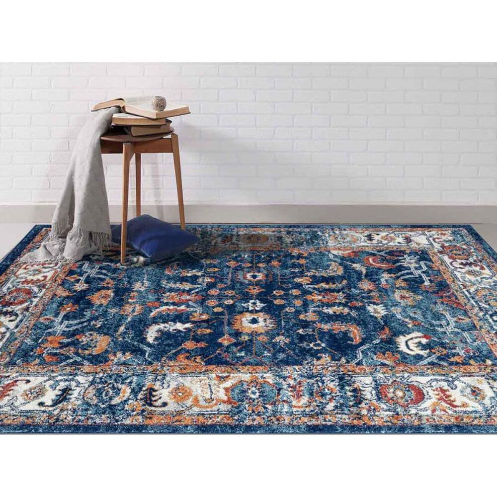 Amer Rugs Alexandria 4&#39; x 6&#39; Navy Area Rug, , large