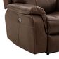 Oxford Furniture Leather Glider Recliner in Brazil Tobacco, , large