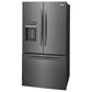Frigidaire 27.8 Cu. Ft. Freestanding French Door Refrigerator in Black Stainless Steel, , large