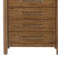 Riverside Furniture Henderson 5 Drawer Chest in Toasted Pecan, , large