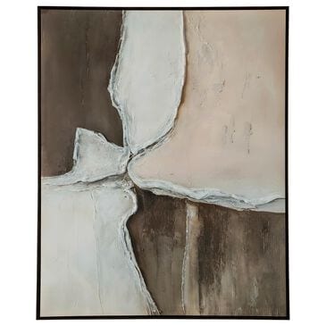 Ashley Junward 40" x 50" Wall Art in Brown, Tan and White, , large