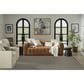 Nourison Courtyard Black and White 8" x 10" Indoor/Outdoor Area Rug, , large