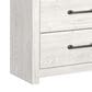 Ashley Gerridan 4 Drawers Chest in White and Gray, , large