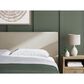 Ashley King Upholstered Bed and Two Nightstands, , large