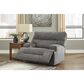 Benchcraft Coombs Wide Seat Power Recliner in Charcoal, , large