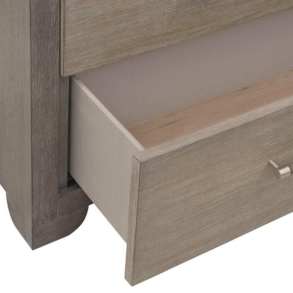 Nicolette Home Anderson Park Dark 5-Drawer Chest in Moose Trail and Frontier Brown, , large