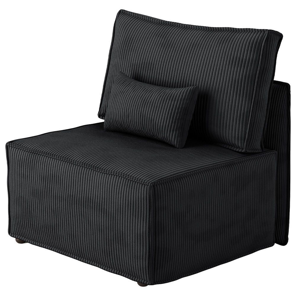 HOMLUX Armless Module in Black, , large