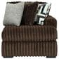 Ashley Midnight-Madness 2-Piece Right Facing Sectional with Chaise in Chocolate, , large