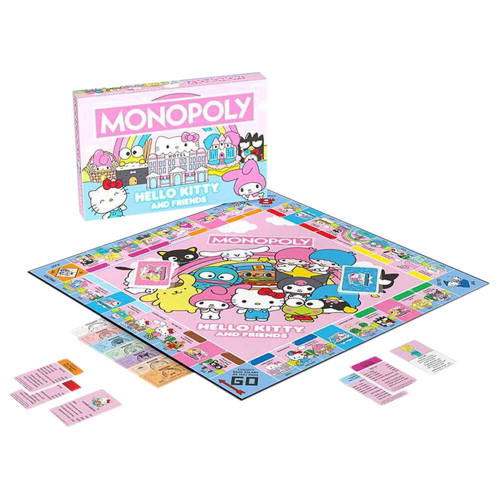 USAopoly Monopoly Hello Kitty and Friends Board Game, , large