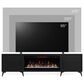 Endress International Malibu 95" Fireplace TV Stand in Moody Black, , large