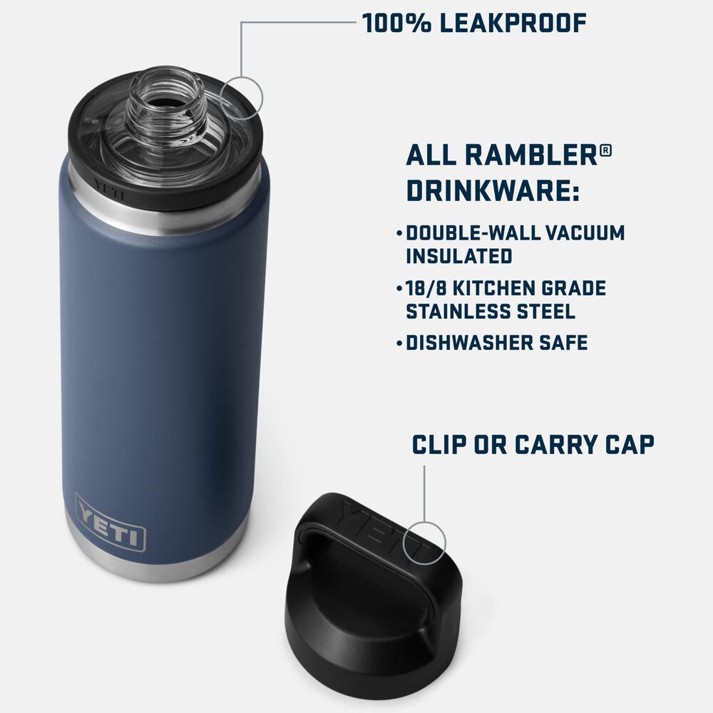 YETI Rambler 26 Oz Water Bottle with Chug Cap in Beekeeper, , large