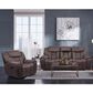 Oxford Furniture 2-Piece Power Reclining Living Room Set in Cowboy Dark Brown, , large