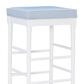 Linon Home Decor Dehart Bar Stool in White, , large