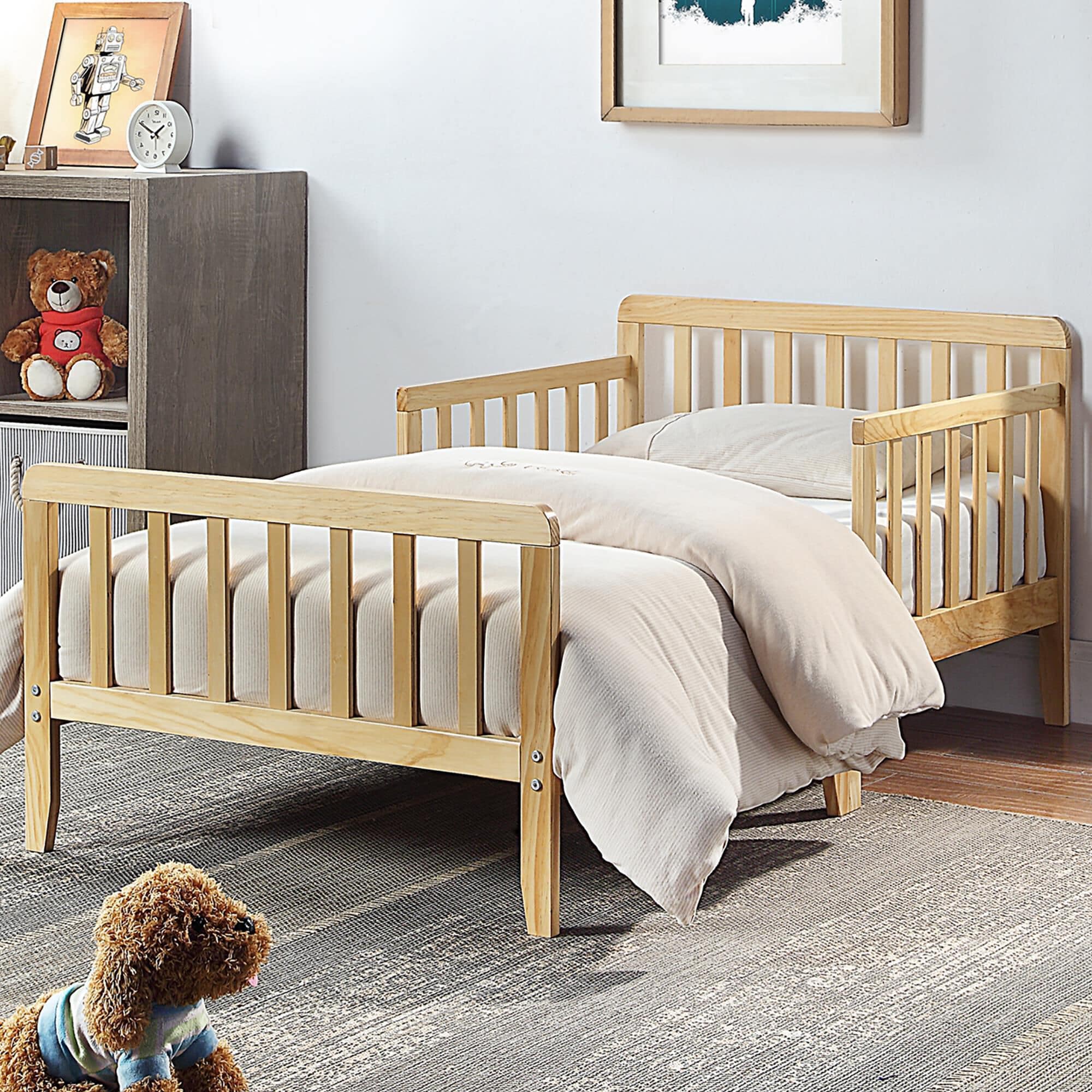 Olive Opie Jax Toddler Bed in Natural