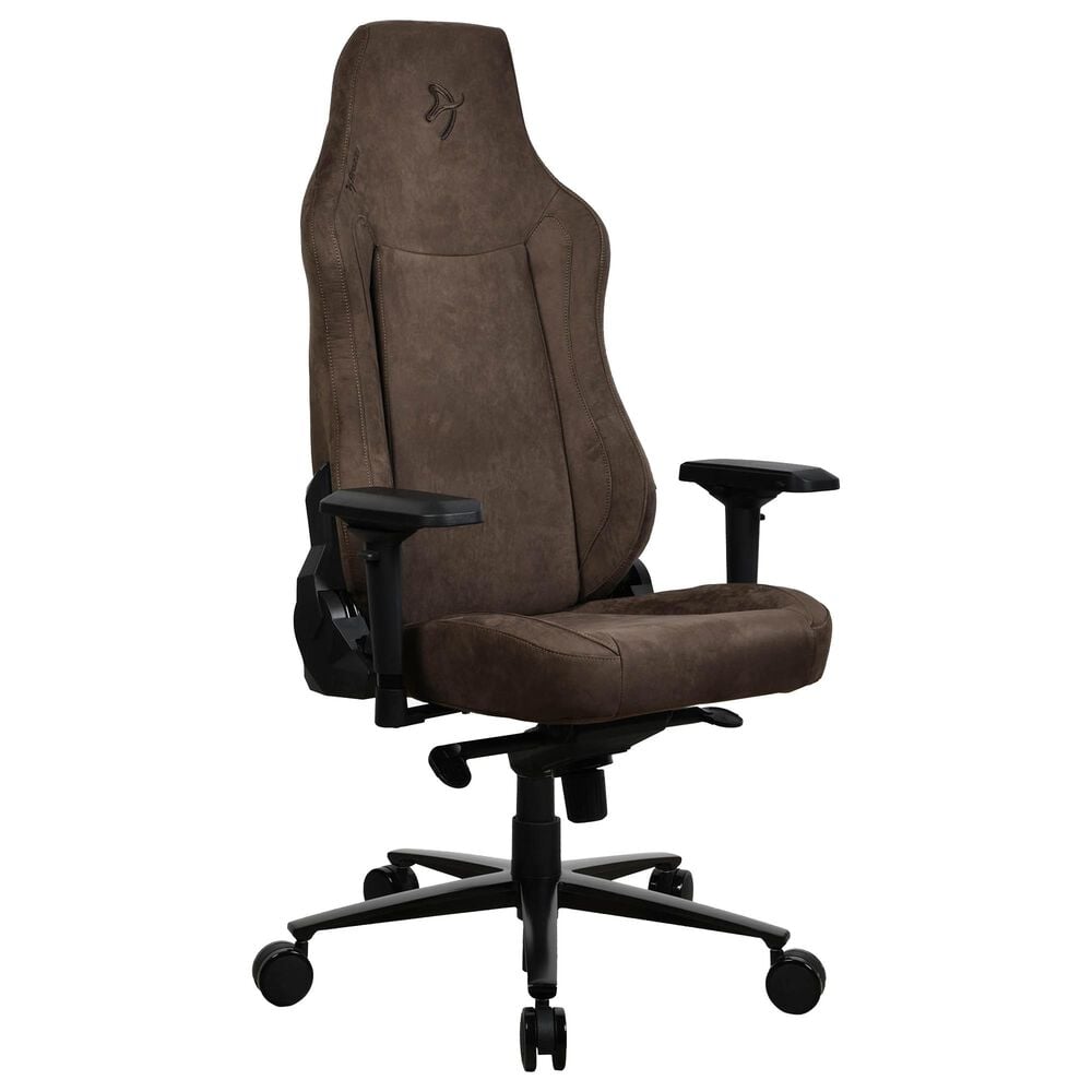 Arozzi Vernazza Supersoft Fabric Gaming Chair in Brown, , large