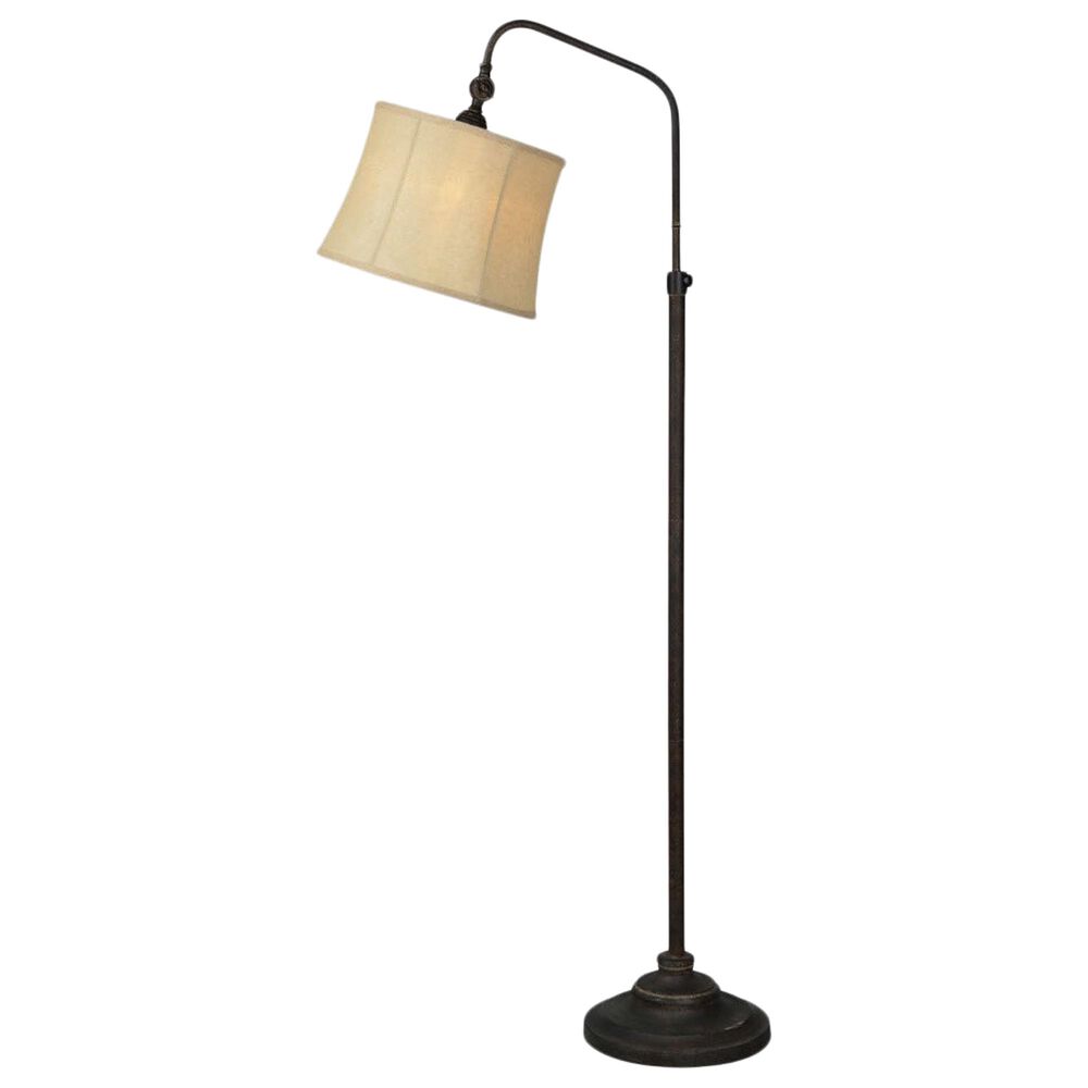 Southern Lighting Freeman Floor Lamp in Brown, , large