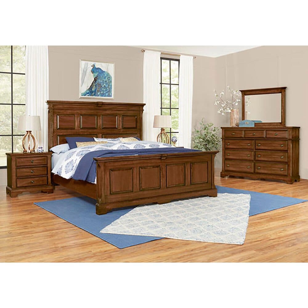 Viceray Collections Heritage Landscape Mirror in Amish Cherry, , large