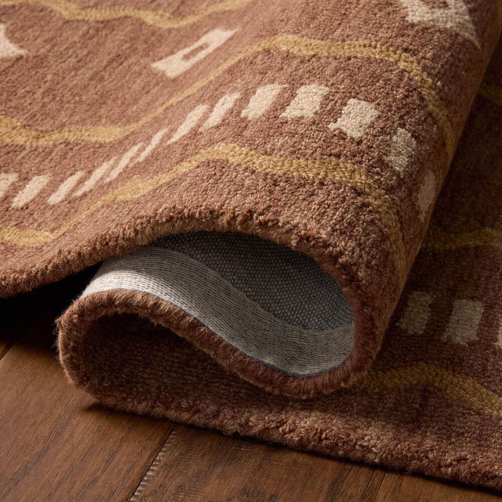 Chris Loves Julia x Loloi Alfie Clay and Spice 2'3" x 3'9" Area Rug, , large