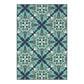 Oriental Weavers Meridian 2206B 7"10" Round Blue Area Rug, , large